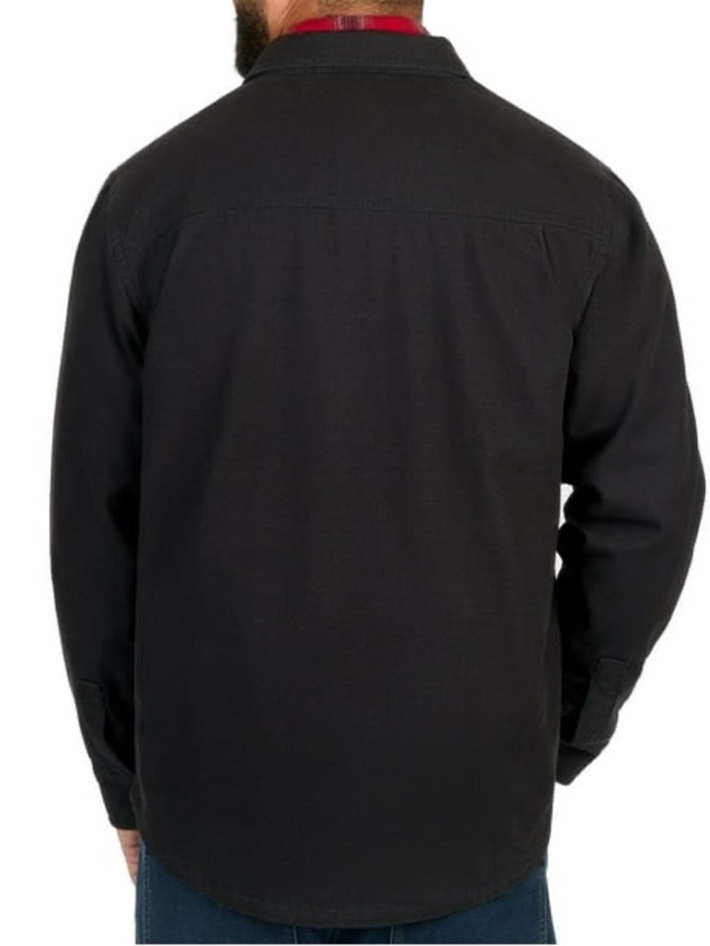 Coleman Men's Fleece Lined Canvas Shirt Jacket - Picture 3 of 5